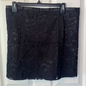 Lace Black Skirt